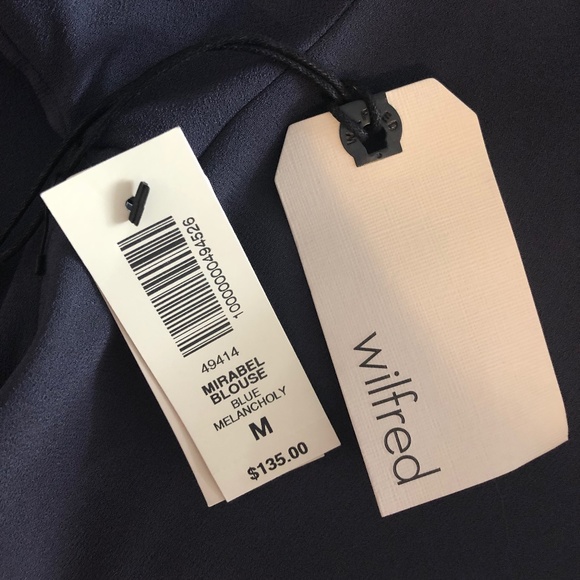 NWT Grey/Black 'Mirabel' Wilfred/Aritzia Top - Picture 12 of 13